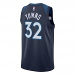 Maillot NBA Minnesota Timberwolves Karl Anthony Towns 32 Nike 2022-23 Icon Edition Navy Swingman - Homme